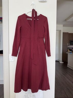 Pact Dress in Deep Burgundy